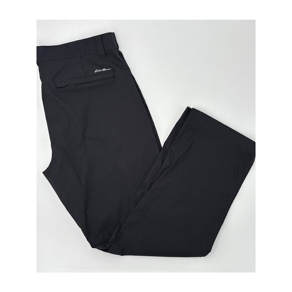 Eddie Bauer | Dress Pants | Men’s | 33x30 (34x29) | Black | Zipper Back Pocket - Picture 1 of 4